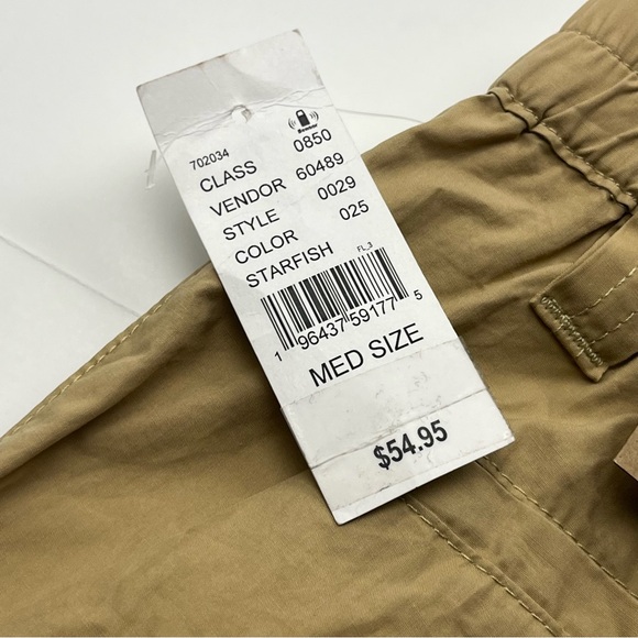 Pacsun Low Rise Puddle Khaki Tan Womens Size Medium Pant Cargo Relaxed NEW - Picture 7 of 15